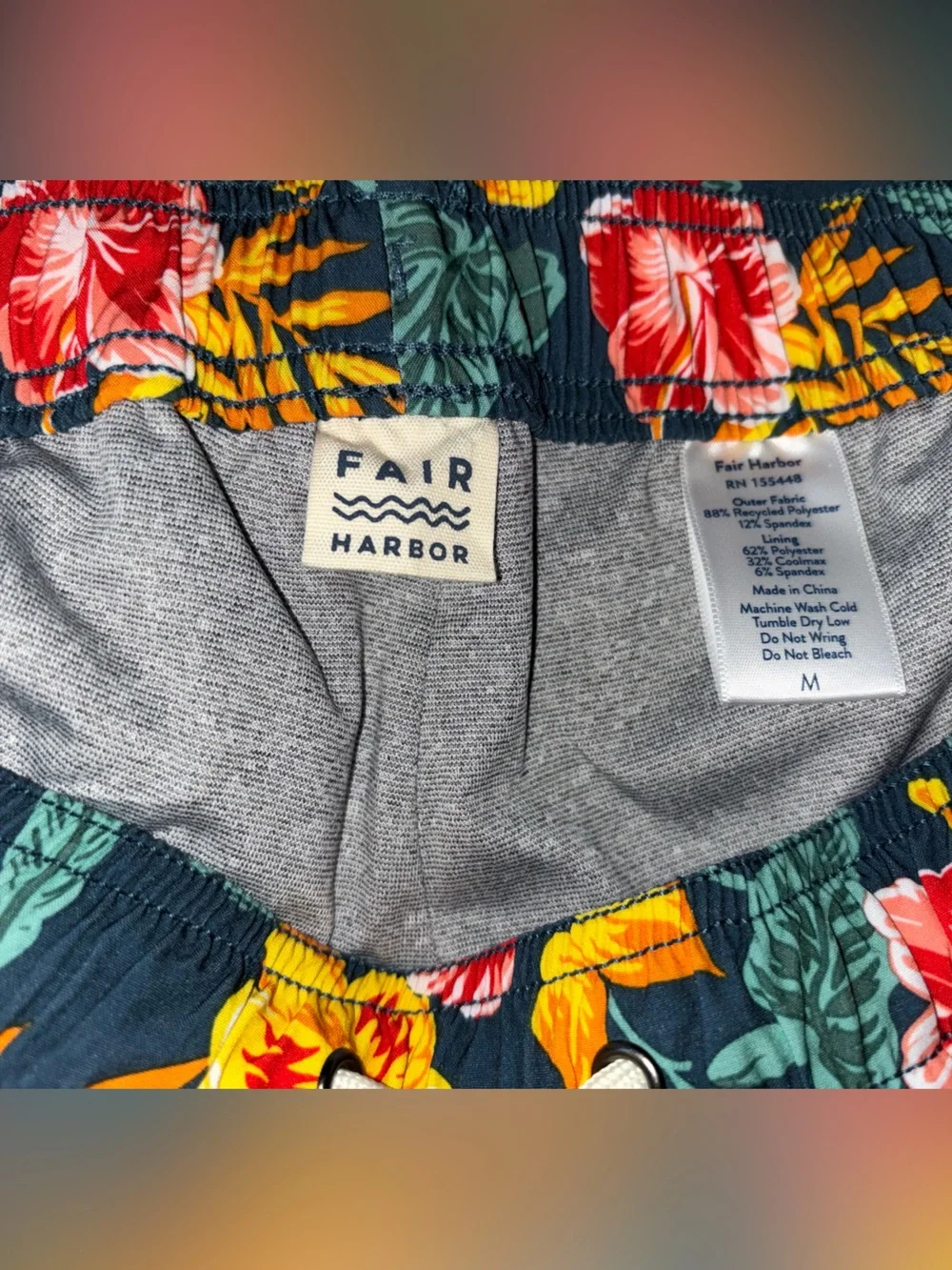 Fair Harbor Men’s Swim Trunks 7” - Medium - Lined